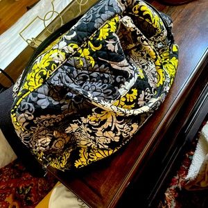 Black yellow and white var Bradley purse